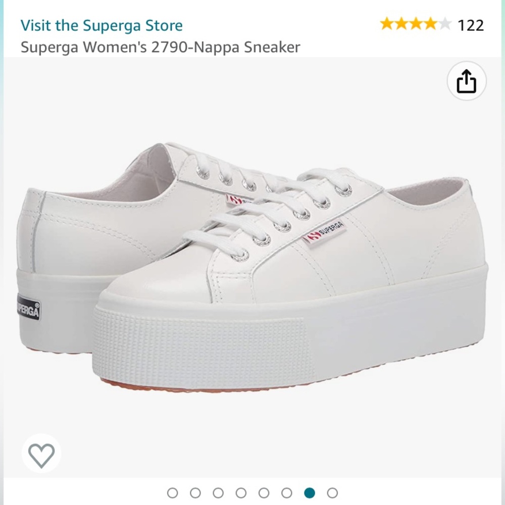 Superga Women’s 2790-Nappa Sneaker, Size 9.5